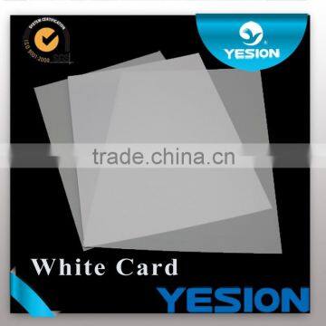 NEW ARRIVALS ! High quality Double side Non-laminated pvc card material business card material 86*54mm