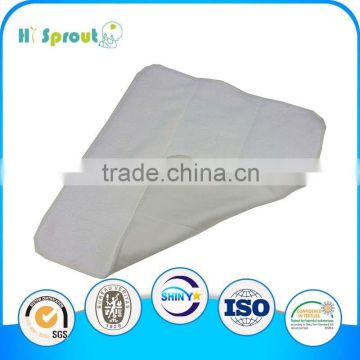 High quality bamboo cotton prefold insert for diaper cover