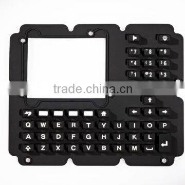 Taiwan made quality OEM silicone rubber mini wireless computer keyboard