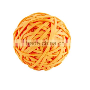 Solid Single Orange Color 45MM Bouncy Ball , Personalized Bouncy Balls , Natural Rubber Ball