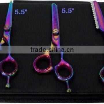 professional hair dressing scissors with Styling razors