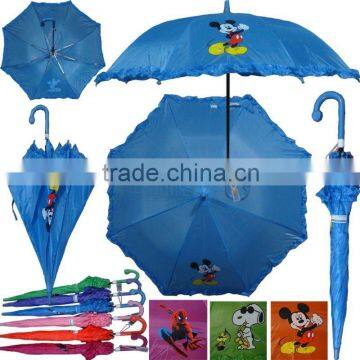 promotional small kids umbrella with carton logo