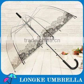 popular clear bullet pvc umbrella for sale,transparent umbrella