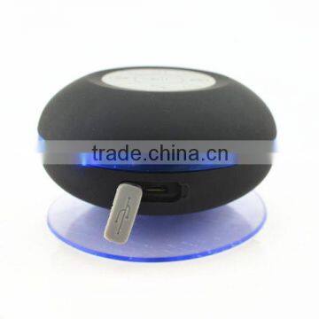 Free Sample led melody bluetooth speaker Mini Portable Hands Free bluetooth shower speaker with led light