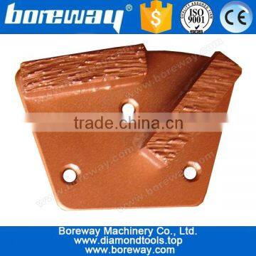 Diamond Tools Bar Segment Trap 3 Hole for Hard Stone Concrete Floor