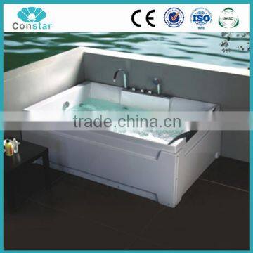Double Whirlpool Bathtub with Pillows 1850*1230*620mm