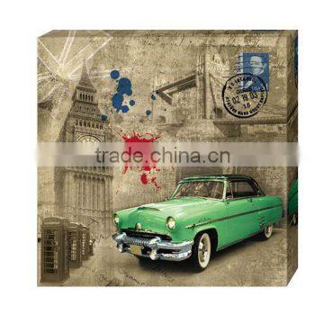 Collage Photo Frame car inkjet canvas