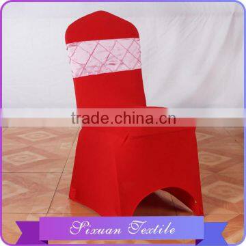 2016 Newest 100% Polyester Fancy Taffeta Pintuck Pink Chair Sashes Wholesale photo-2
