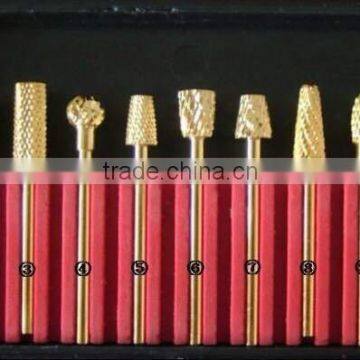 2015 tungsten carbide gold tone nail drill bit