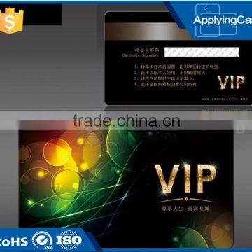 Dual interface RFID T5577 with Hi-co Magnetic stripe hotel key card for members