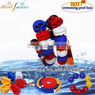 Swimming pool float line, standard pool lane line