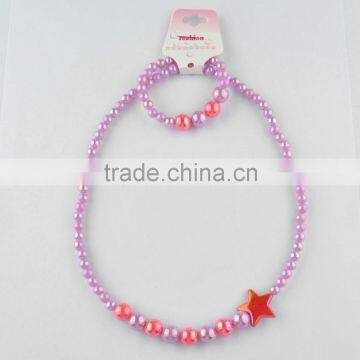 ABS Imitation Pearl Beads Necklace Set photo-2