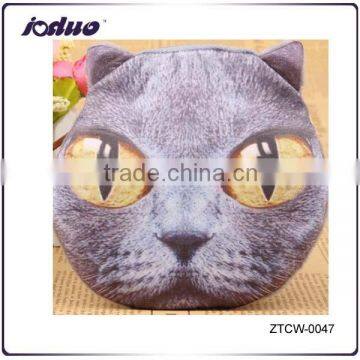 2015 Hot Selling Small Grey Cat Wallet