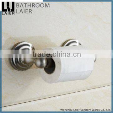 Sleek Latest Styles & Innovations Zinc Alloy Brush Nicked Bathroom Sanitary Items Wall Mounted Toilet Paper Holder