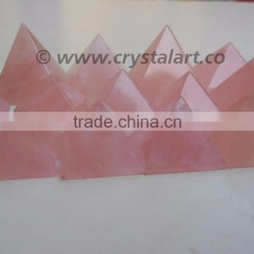 HIGH GRADED ROSE QUARTZ SMALL PYRAMID