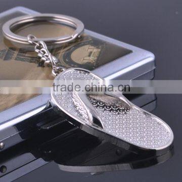 custom metal slipper keychain factory promotional
