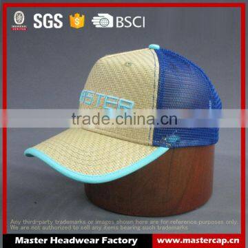 High quality custom 5 panel trucker cap with 3D embroidery