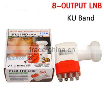 Good quality optical dish tv lnb 8 output