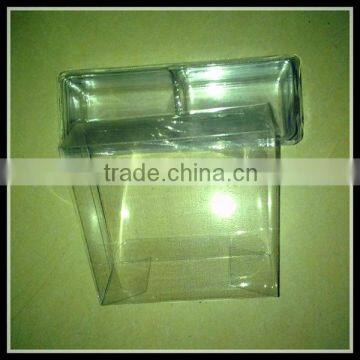 plastic folding box with packing tray with dividers