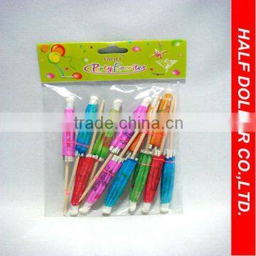 Beautiful mini Umbrellas party picks