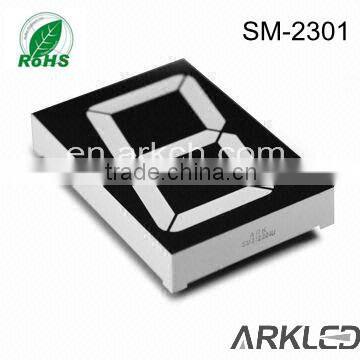 2.3" singel digit bi color high quality 7 segment LED display