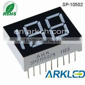 Black Surface Yellow and Green 3 Digit Led Display ,high Quality,over 20 Years Experiences in Led Field photo-2