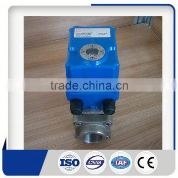 zhongyi valve electric actuator float ball electric ball valve stainless steel