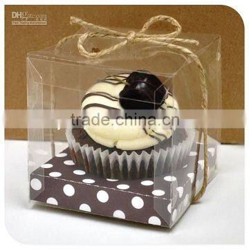 Hot Hot Hot! PP plastic folding box packaging for delicious cake