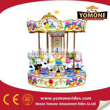 6 seats mini carousel children loved park equipment amusement rides