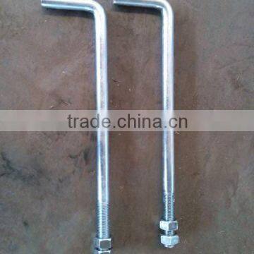 L type carbon steel anchor bolt