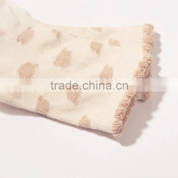 Infant Organic Cotton Keep Warm Breathable Lace Pinstripe Patterns Soft Baby Colourful Bear Bowknot Kid Socks photo-6