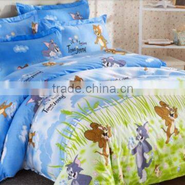 microfiber 100% polyester fabric brushed fabric with floral prainting for bedsheet fabric