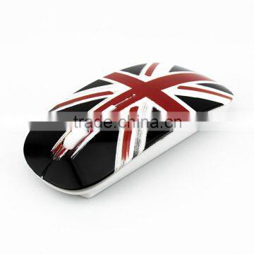 England OEM Flag 2.4g Utra Thin Mouse Computer Training Mice,mouse Wireless photo-3