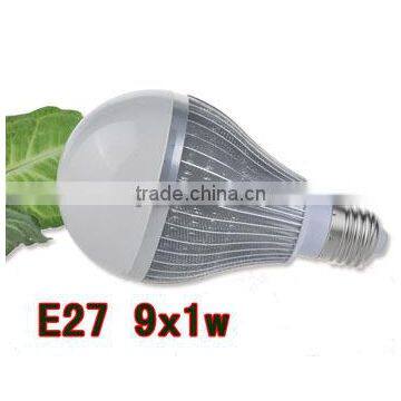 super bright 9W e27 b22 led globe bulb, wide beam angle