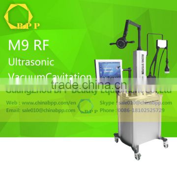 2015Professional ultrasonic cavitation radio frequency machine for cellulite repelling