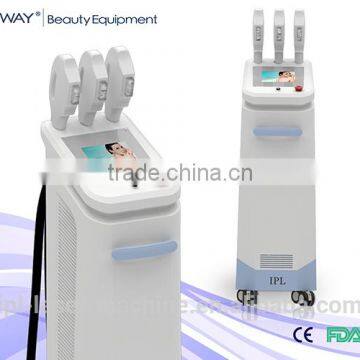 most competitive price with 3 three professional treatment handles portable ipl machine for sale