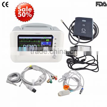 6-inch 6-Parameter Patient Monitor vital sign monitor portable vitalsign monitor on sale