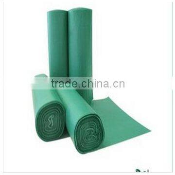 blue color flat plastic bag on roll