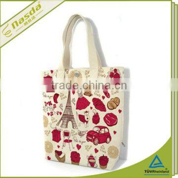 eco canvas beach bag