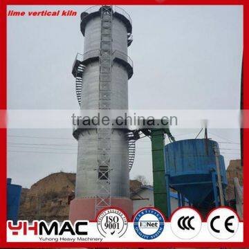 Zhengzhou Yuhong 100tpd Small Quick lime Shaft Kiln Production Line Plant Hotsale in Central Asia Afica