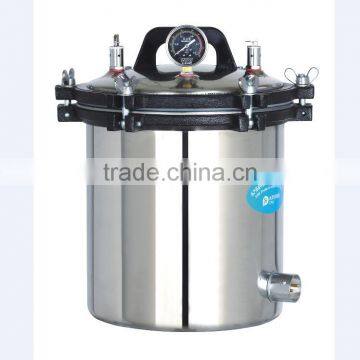 Stainless steel portable autoclave with 126 temperature