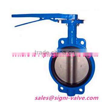 Soft Seal Center Line Type Wafer Butterfly Valve Without Pin Lowest Price