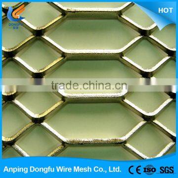 wholesale high quality low carbon steel pvc coated expanded metal mesh