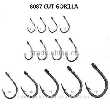 Wholesale cut gorilla bulk fishing hooks 90 degree