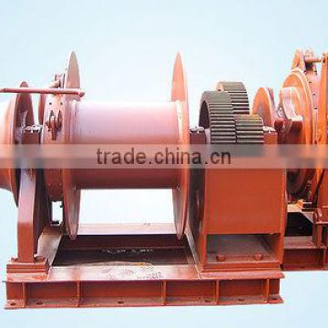 Two-chain lifter hydraulic combined windlass