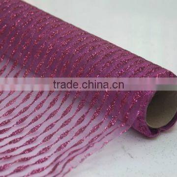 Brilliant Wavy Organza Fabric Packing Material photo-2