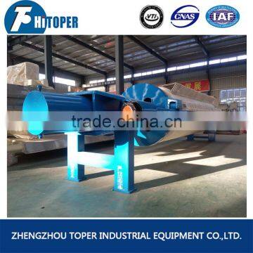 Solid-liquid separation filter press for kaolin and building materials