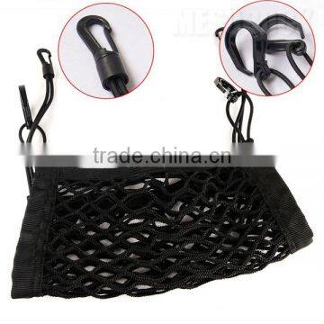 Universal Car Seat Storage Mesh Cargo Net Hook Pouch Holder Car Storage Organizer photo-4