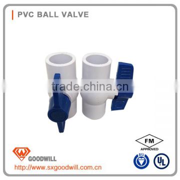 pvc ball valve with flange