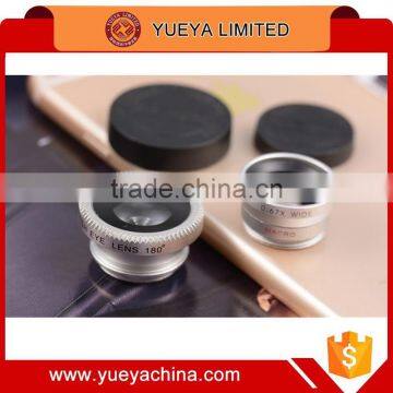 Universal Clip Fish Eye Lens Wide Angle Micro 3 in 1 for Cellphone photo-3